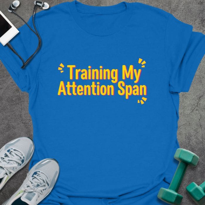 T-Shirt Royal / S Attention Span T-Shirt