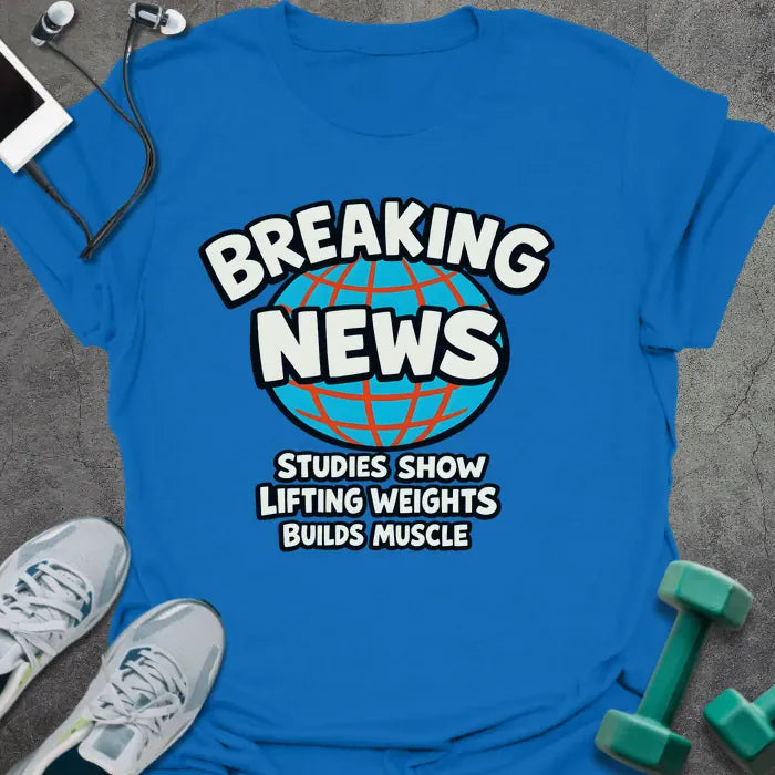 T-Shirt Royal / S Breaking News T-Shirt