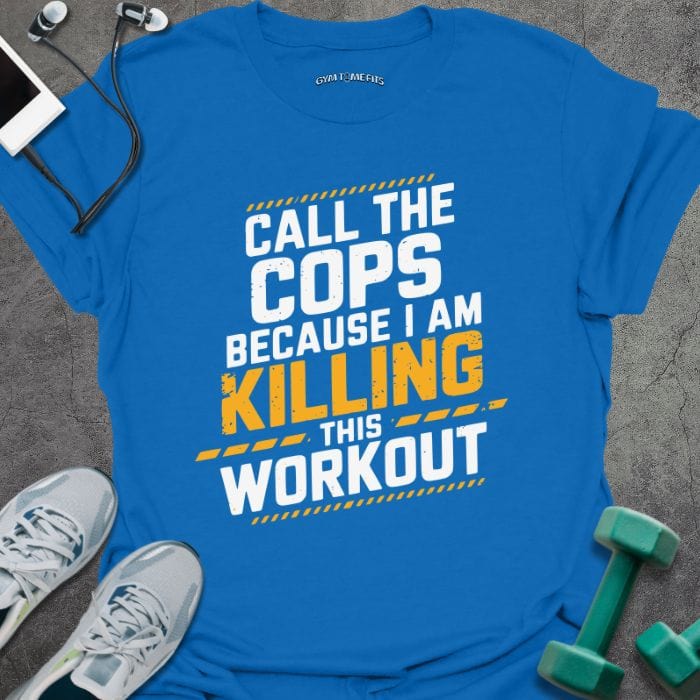 T-Shirt Royal / S Call The Cops T-Shirt