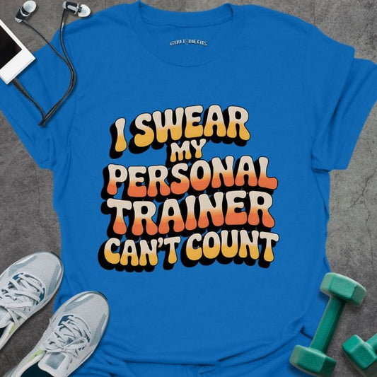 T-Shirt Royal / S Can't Count Groovy T-Shirt