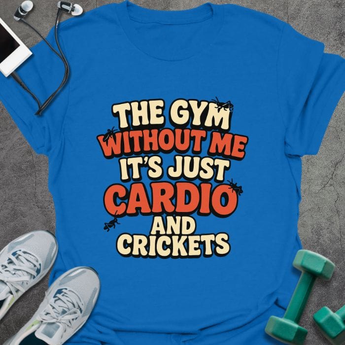 T-Shirt Royal / S Cardio And Crickets T-Shirt