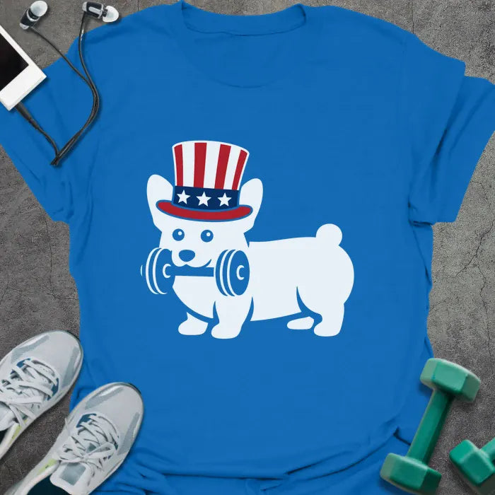 T-Shirt Royal / S Corgi Carries T-Shirt