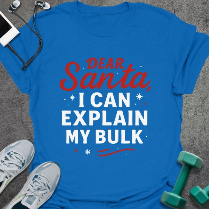 T-Shirt Royal / S Dear Santa T-Shirt