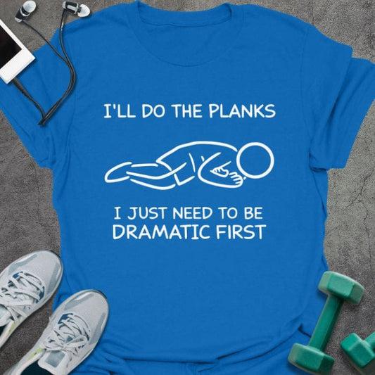 T-Shirt Royal / S Do Planks T-Shirt