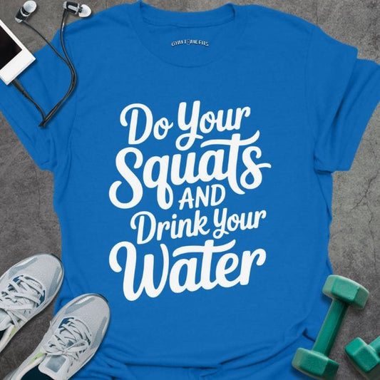 T-Shirt Royal / S Do Your Squats T-Shirt