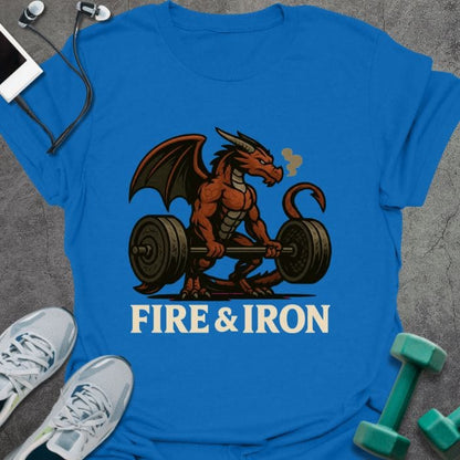 T-Shirt Royal / S Fire And Iron T-Shirt