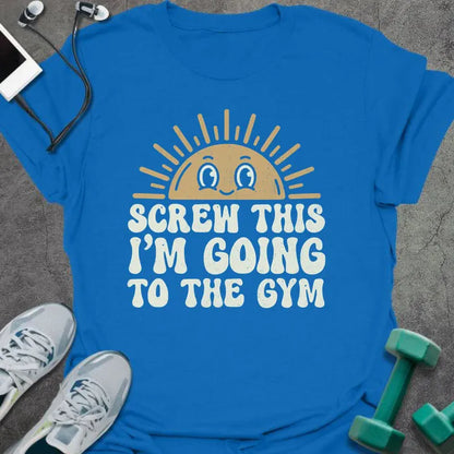 T-Shirt Royal / S Go Gym T-Shirt