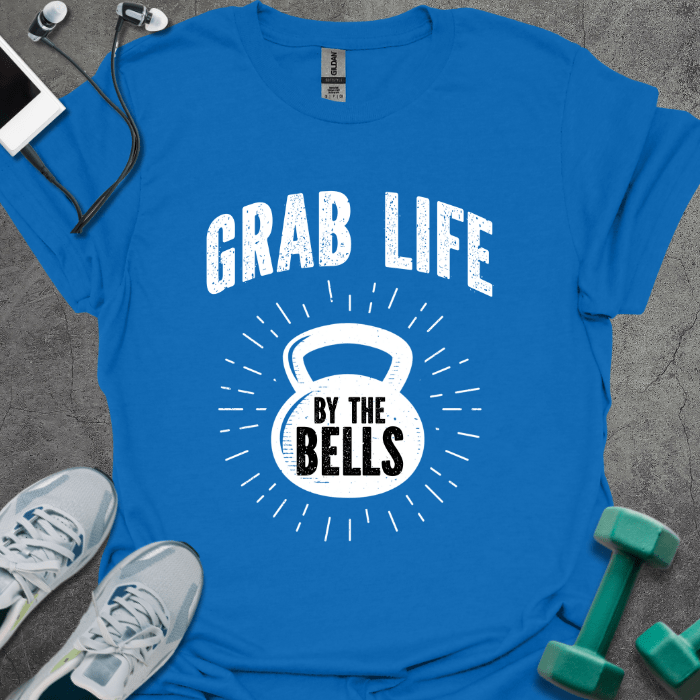 T-Shirt Royal / S Grab Life By The Bells T-Shirt