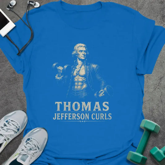 T-Shirt Royal / S Jefferson Curls T-Shirt