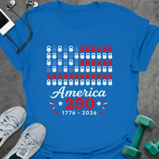 T-Shirt Royal / S Kettlebell Flag T-Shirt
