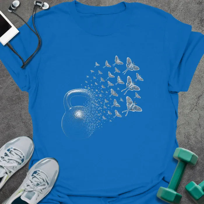 T-Shirt Royal / S Kettlebell Lunar Moth T-Shirt