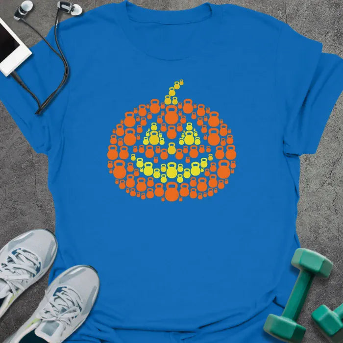 T-Shirt Royal / S Kettlebell Pumpkin T-Shirt
