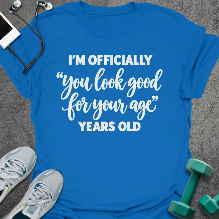 T-Shirt Royal / S Look Good Age T-Shirt