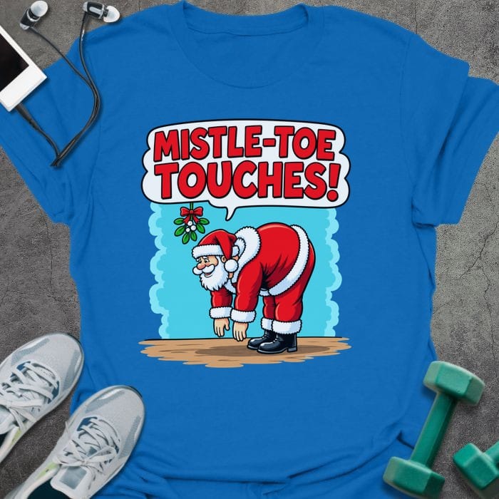 T-Shirt Royal / S Mistle Toe Touches T-Shirt