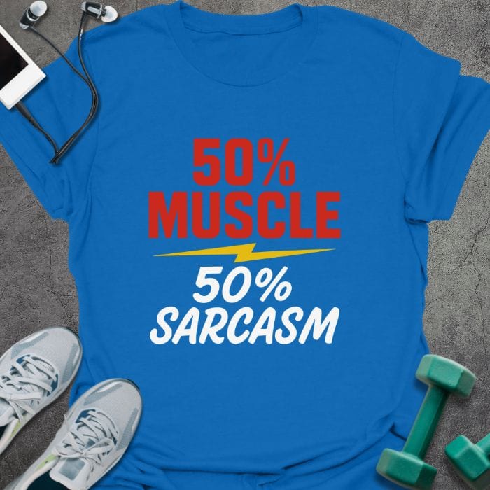T-Shirt Royal / S Muscle Sarcasm T-Shirt