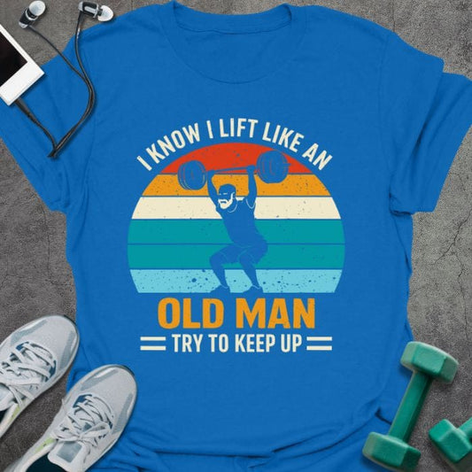 T-Shirt Royal / S Old Man Lift T-Shirt