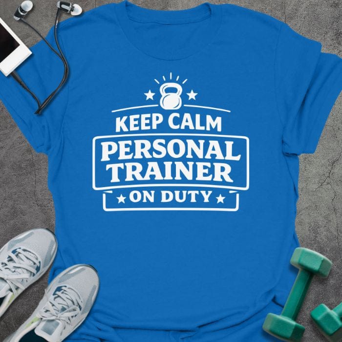 T-Shirt Royal / S On Duty T-Shirt