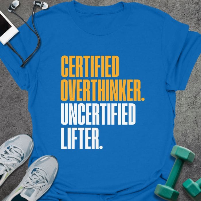 T-Shirt Royal / S Overthinker T-Shirt