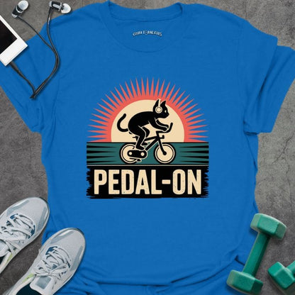 T-Shirt Royal / S Pedal On T-Shirt