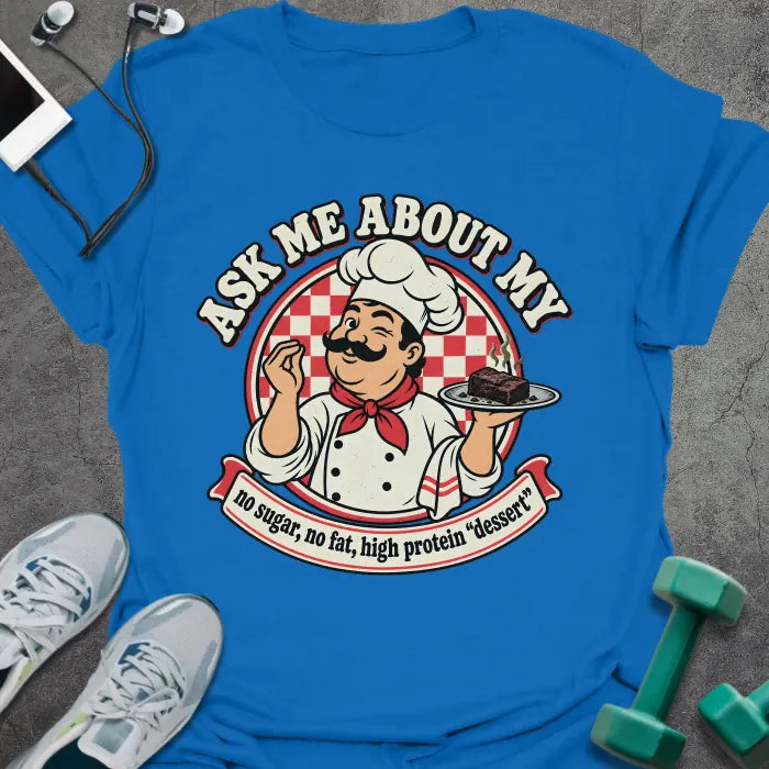 T-Shirt Royal / S Protein Dessert T-Shirt