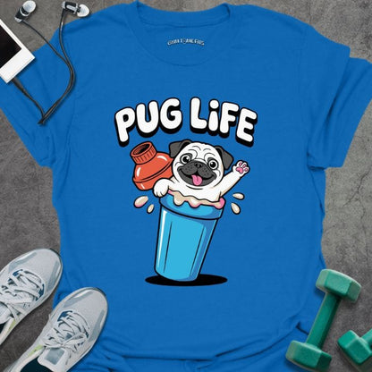 T-Shirt Royal / S Pug Life T-Shirt