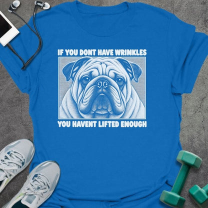 T-Shirt Royal / S Pug Wrinkles T-Shirt