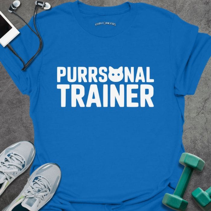 T-Shirt Royal / S Purrsonal Trainer T-Shirt