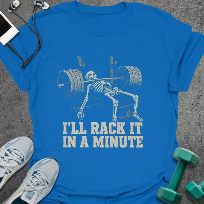 T-Shirt Royal / S Rack Minute T-Shirt