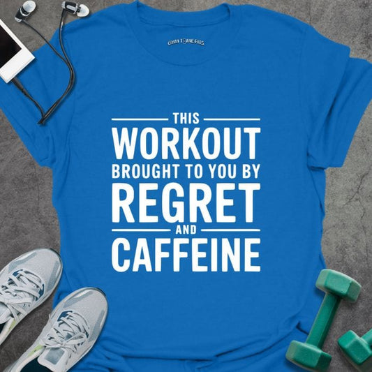 T-Shirt Royal / S Regret And Caffine T-Shirt