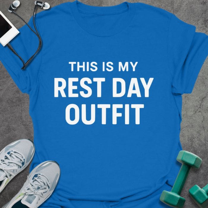 T-Shirt Royal / S Rest Day Fit T-Shirt