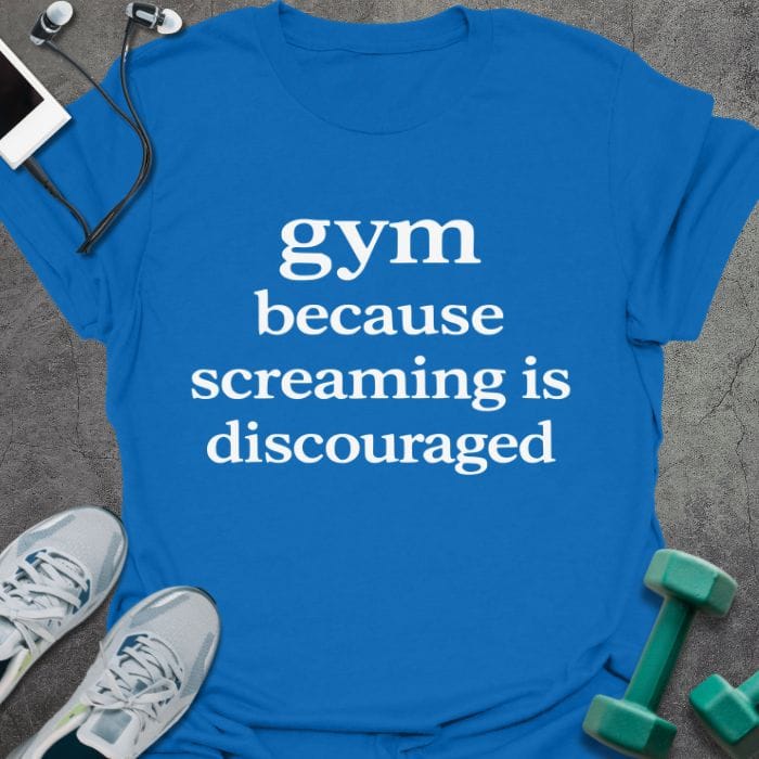T-Shirt Royal / S Screaming Is T-Shirt