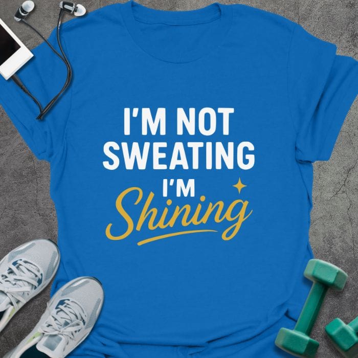 T-Shirt Royal / S Shining T-Shirt