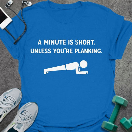 T-Shirt Royal / S Short Minute T-Shirt