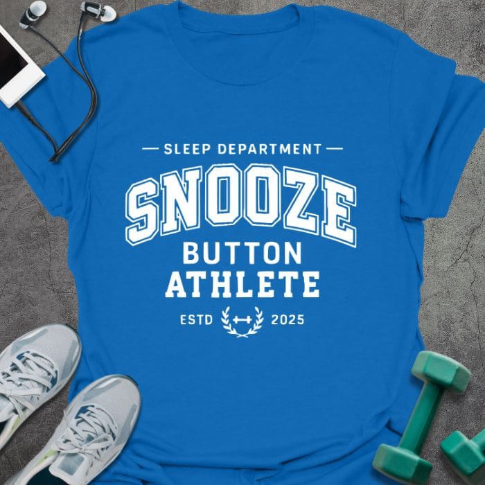 T-Shirt Royal / S Snooze Athlete T-Shirt