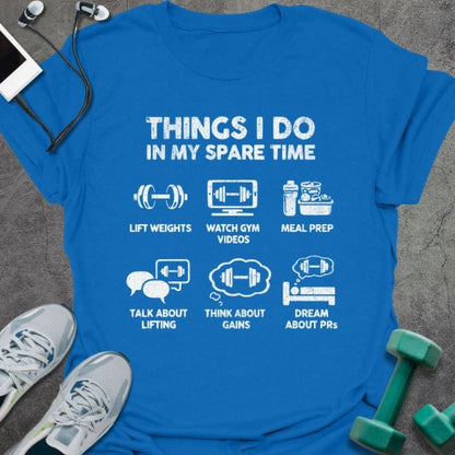 T-Shirt Royal / S Spare Time T-Shirt