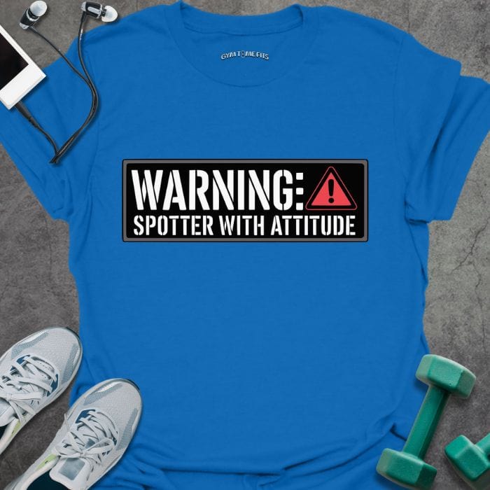 T-Shirt Royal / S Spotter Attitude T-Shirt