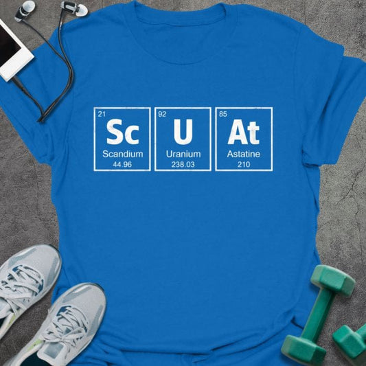 T-Shirt Royal / S Squat Element T-Shirt