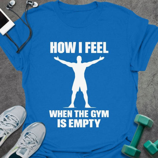 T-Shirt Royal / S The Empty Gym T-Shirt