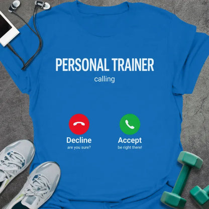 T-Shirt Royal / S Trainer Calling T-Shirt