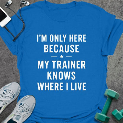 T-Shirt Royal / S Trainer Knows T-Shirt