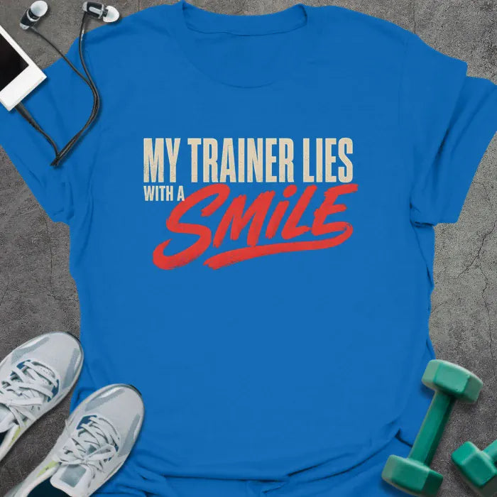T-Shirt Royal / S Trainer Lies T-Shirt