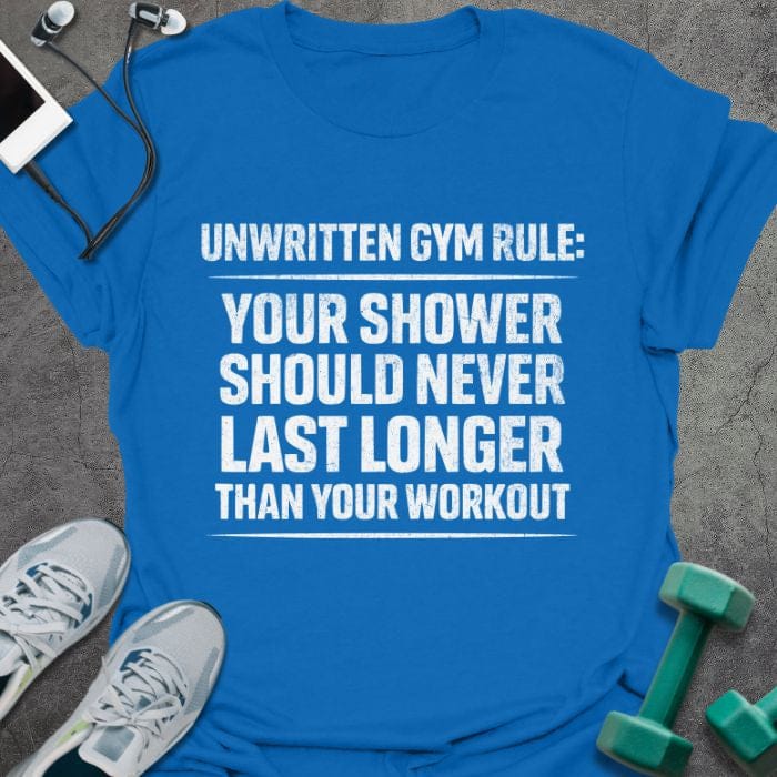 T-Shirt Royal / S Unwritten Gym Rule T-Shirt