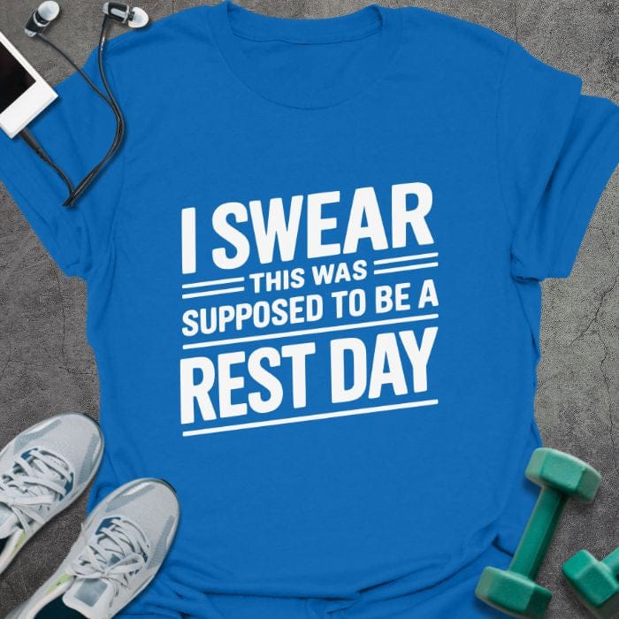 T-Shirt Royal / S Was Rest Day T-Shirt
