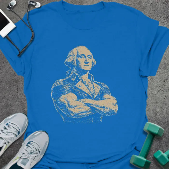 T-Shirt Royal / S Washington Pose T-Shirt