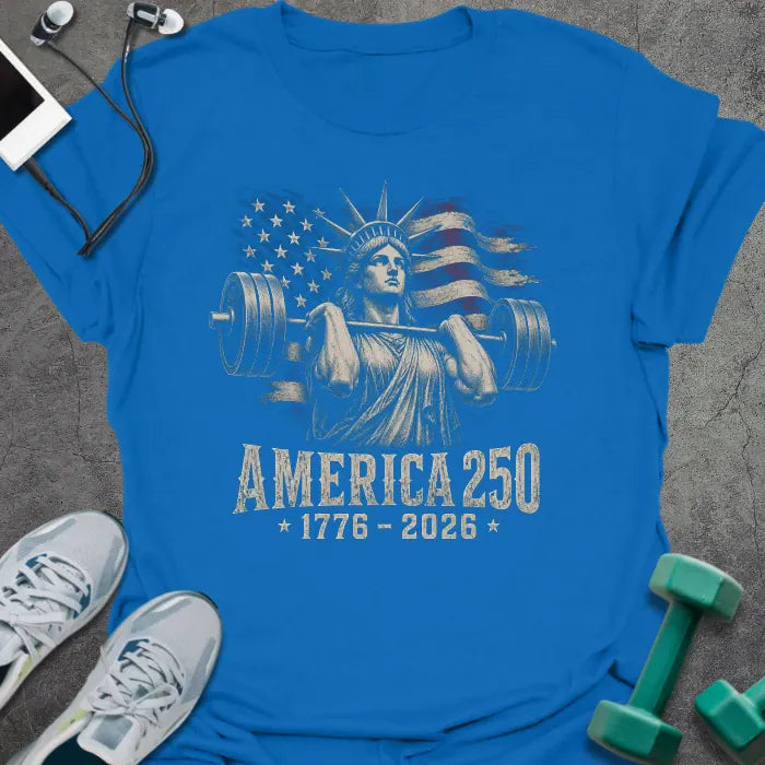 T-Shirt Royal / XS Liberty Curls T-Shirt