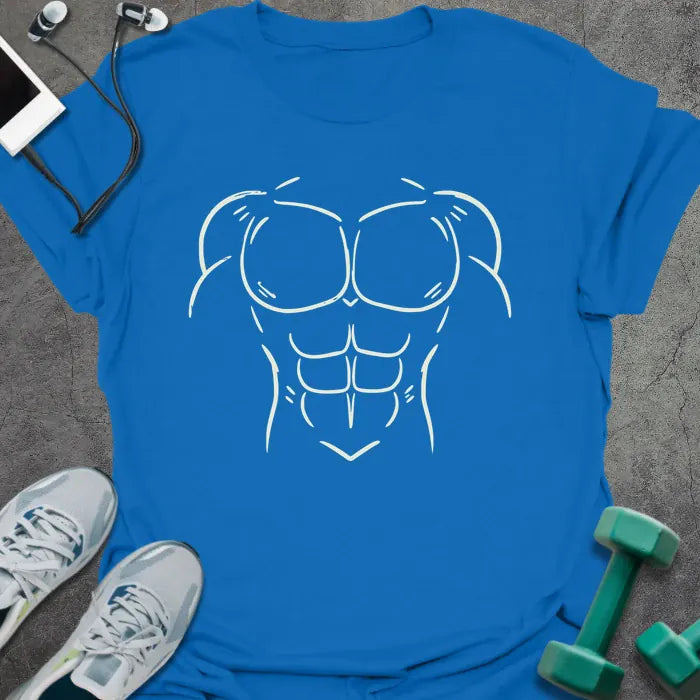 T-Shirt Royal / XS Ripped Torso T-Shirt