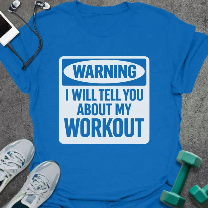 T-Shirt Royal / XS Warning I T-Shirt