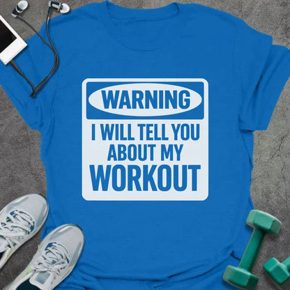 T-Shirt Royal / XS Warning I T-Shirt
