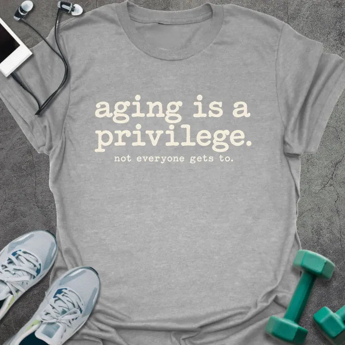 T-Shirt Sport Grey / M Aging Privilege T-Shirt
