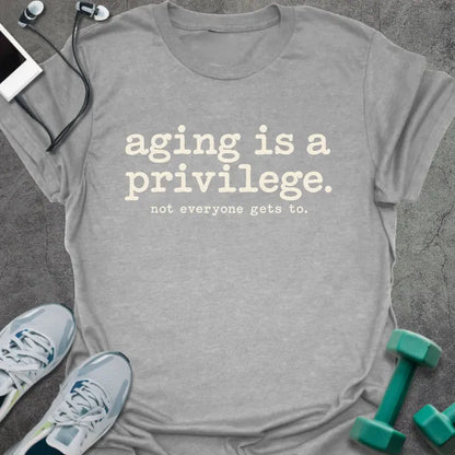 T-Shirt Sport Grey / M Aging Privilege T-Shirt